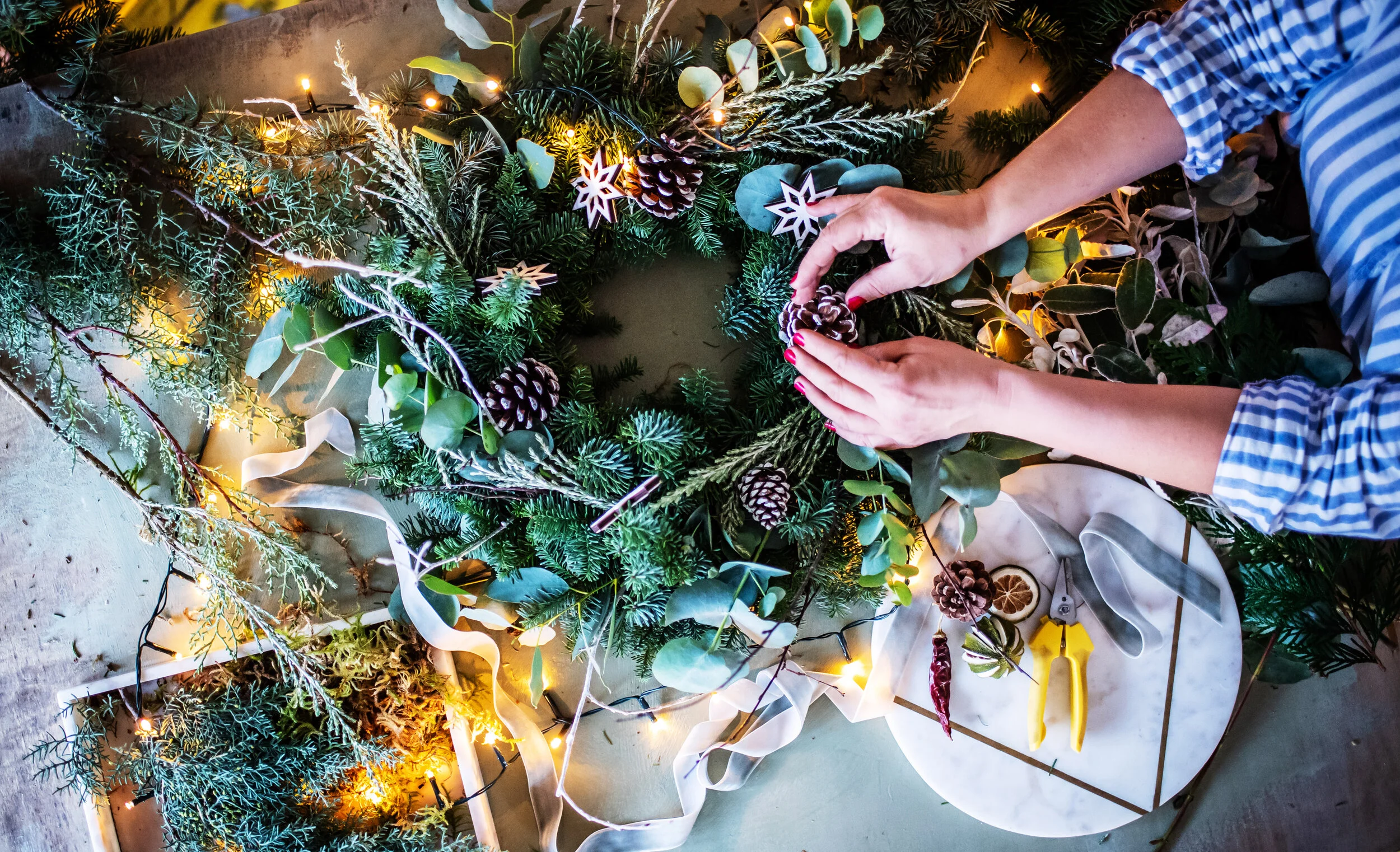 Wreath Making Delivered