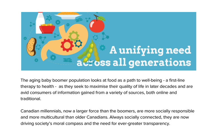 This brief report looks at current market trends in the Canadian food industry.