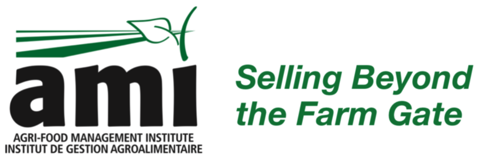 AMI Logo and Title Selling Beyond the Farm Gate. Links to site home page.