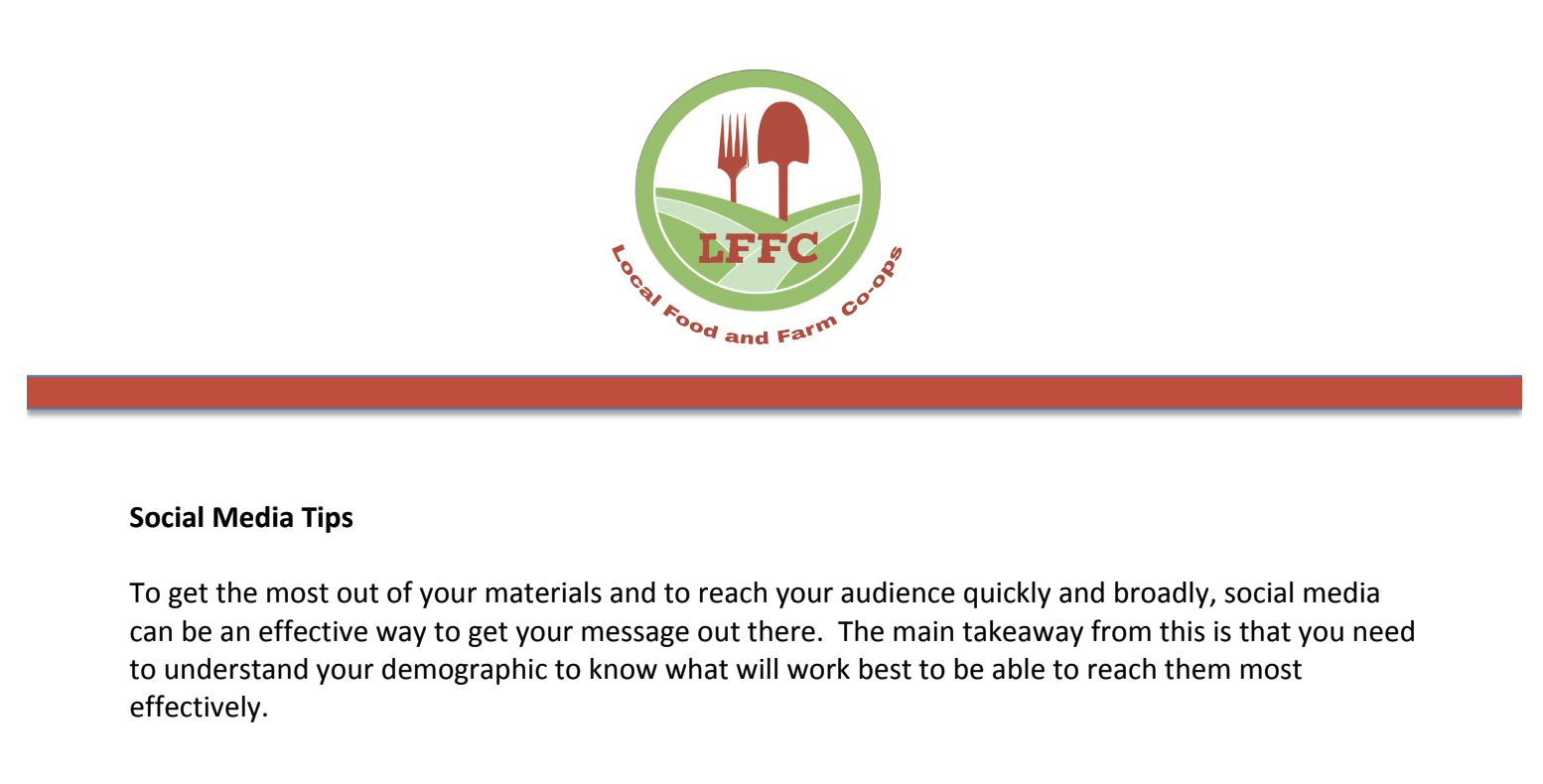 LFFC offers this resource as a guide to good uses of social media. Click to view this PDF .