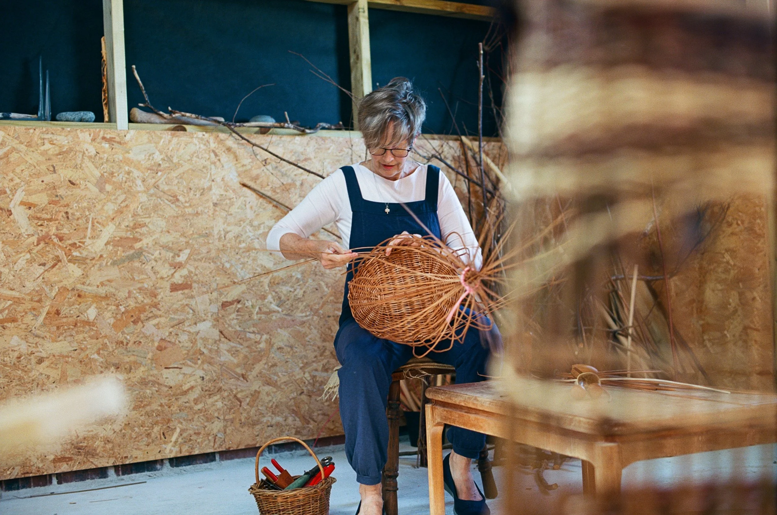 a basket weaver