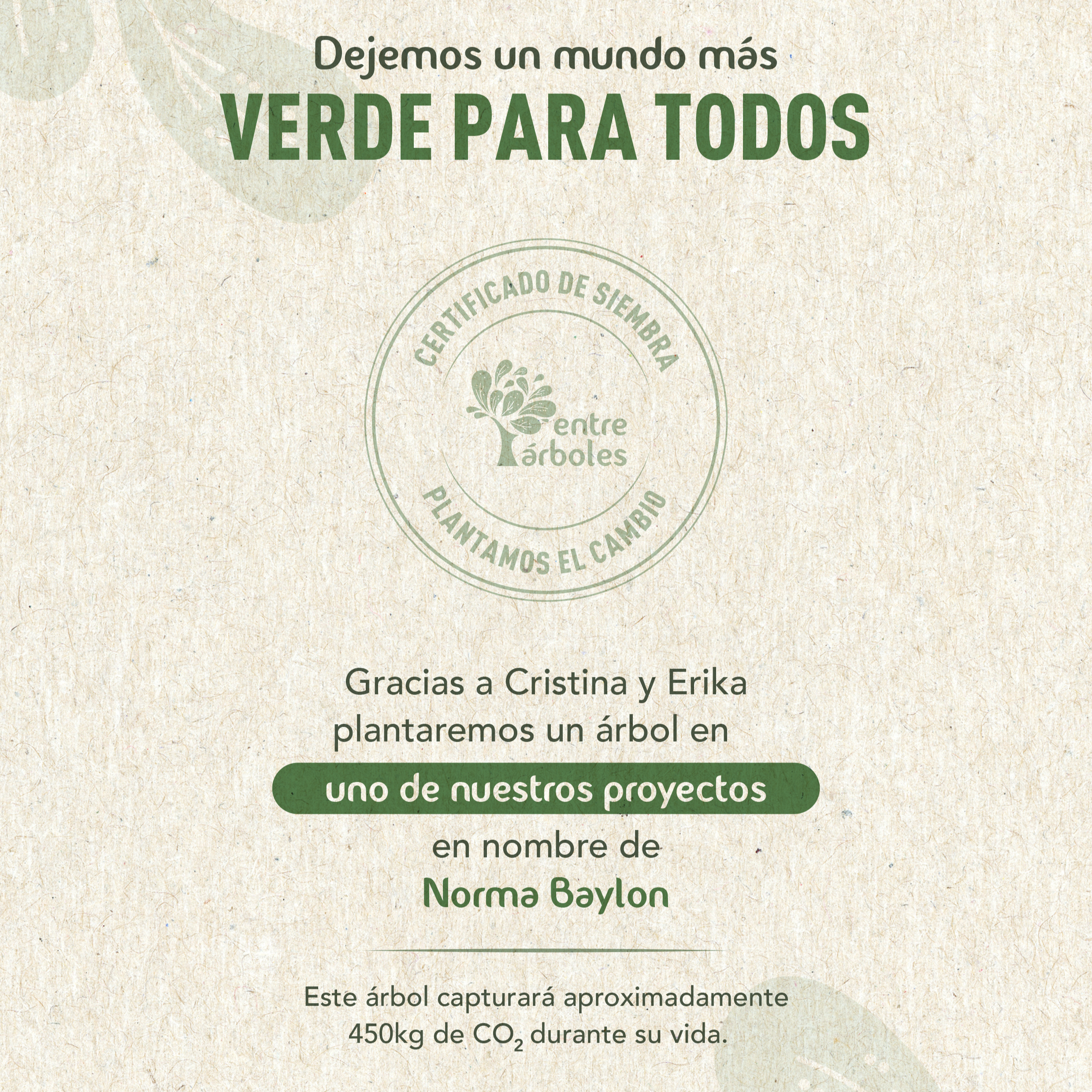 Certificado Virtual de Siembra