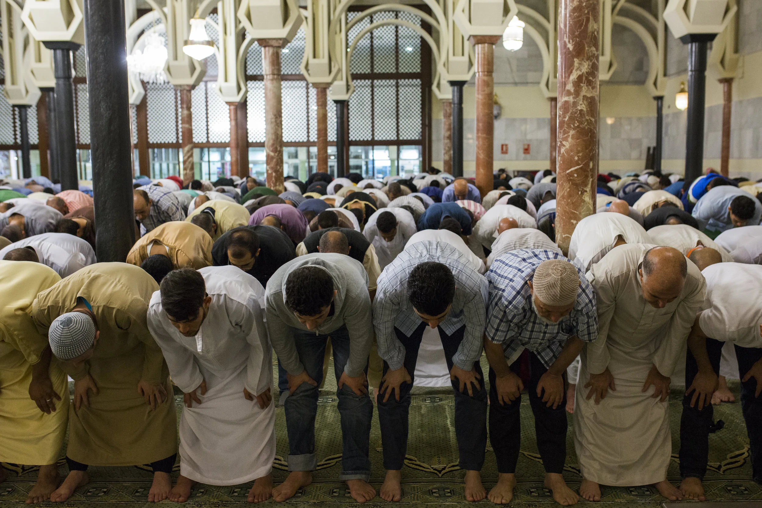 M30 Mosque Madrid in Ramadan