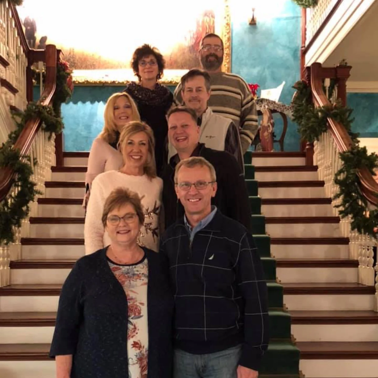 The Elder Team at VFC has been together for more than 20 years. From front to back: Lonnie and Carolyn Parton Jim and Teresa Nichols Scott and Debi Maskell Rick and Faye French
