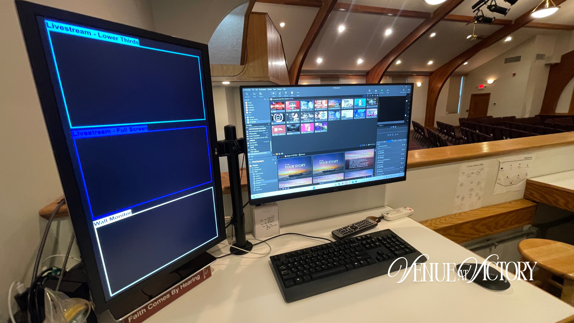 Video Computer in Main Auditorium