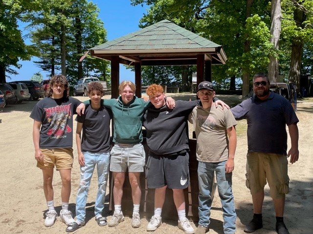 Thank you 2023 seniors for helping to move the gazebo