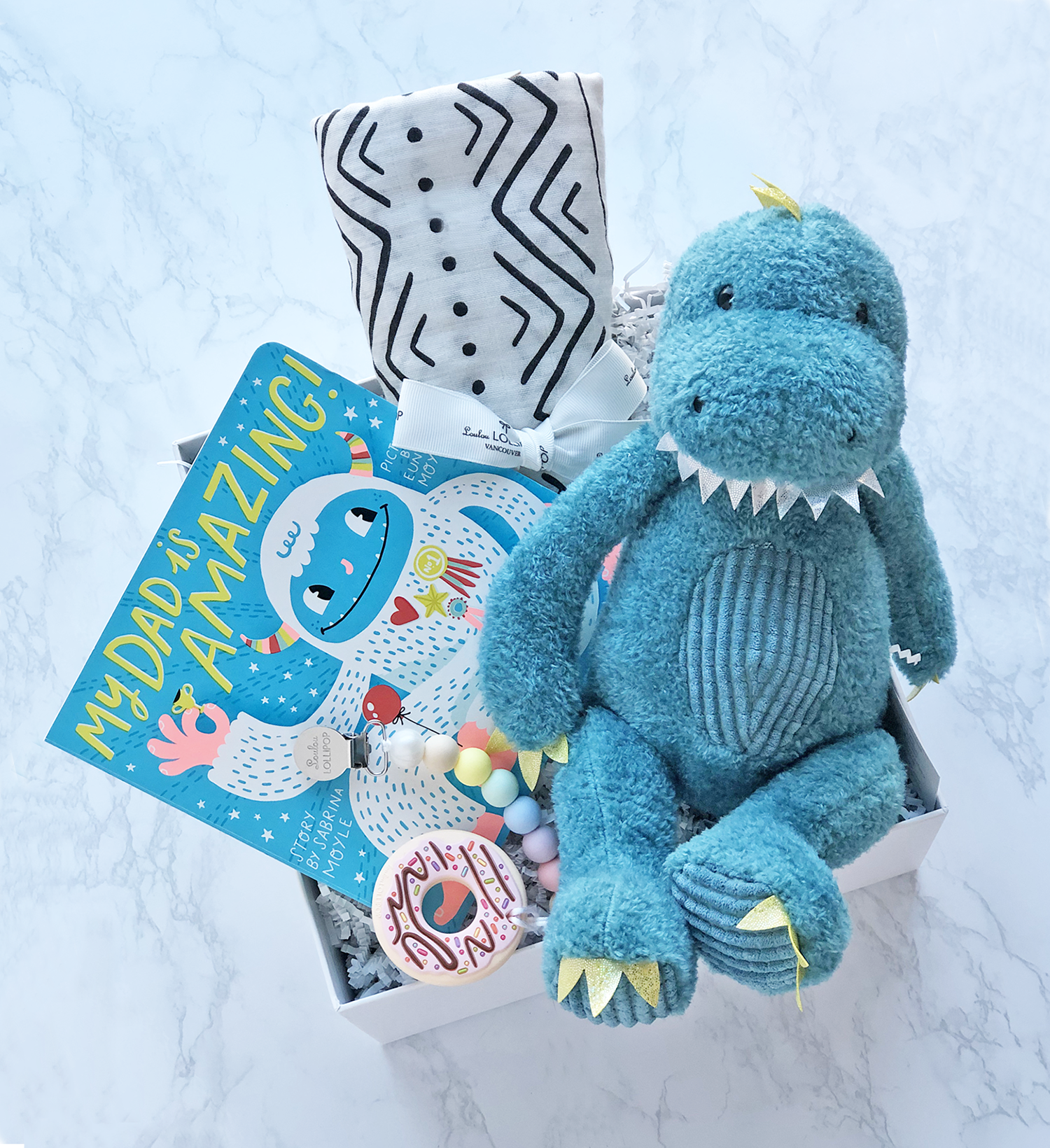 Good Gift Delivered Gift Boxes Fort Worth Donuts with Dads Baby Gift Box