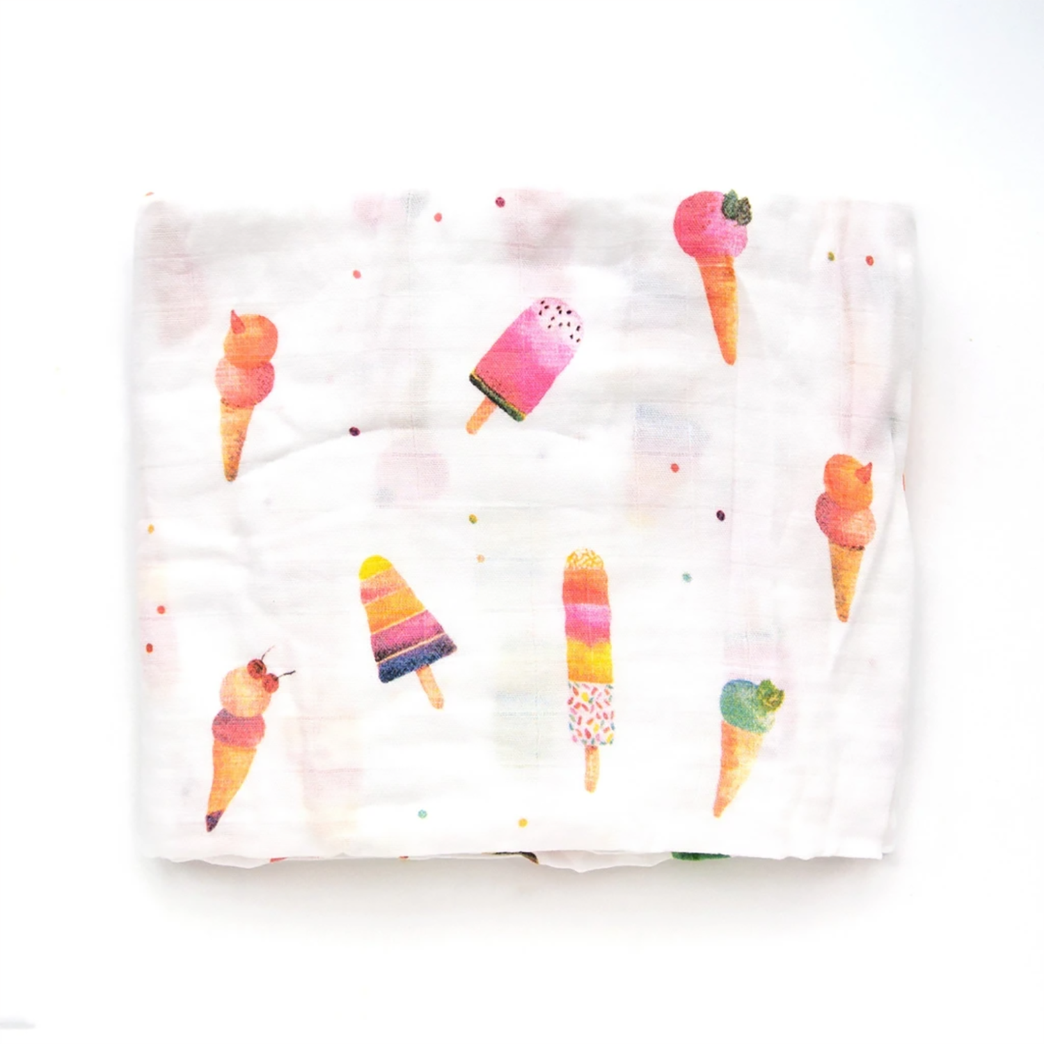 Good Gift Delivered — LouLou Lollipop Ice Cream Cone Muslin Swaddle