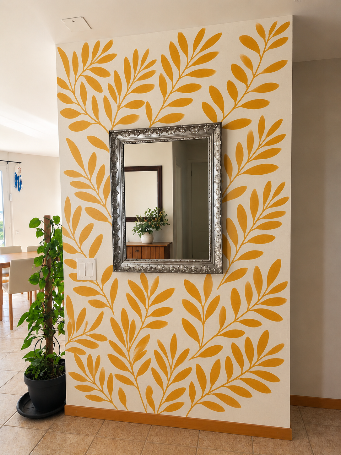 Motif Floral Chaleureux