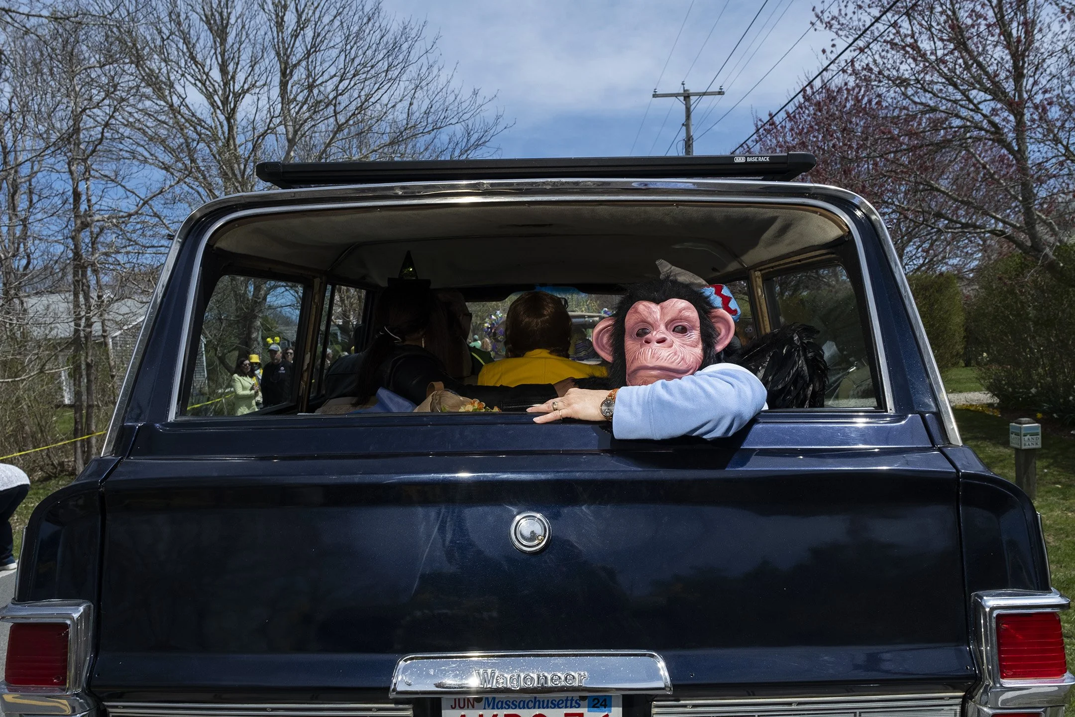  Nantucket, MA holds an annual festival celebrating the island's Spring daffodils. The festival, known as The Daffy, takes place over a weekend in April. These images come from the Picnic, taking place in 'Sconset, at the end of the vintage car parad