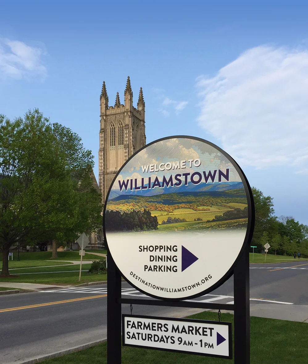 WELCOME TO WILLIAMSTOWN SIGN