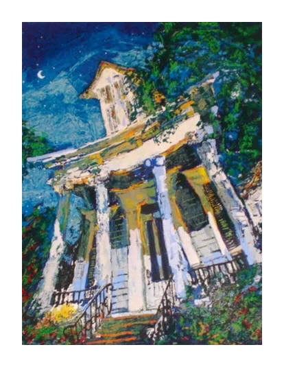 Lean Leftly - Serigraph