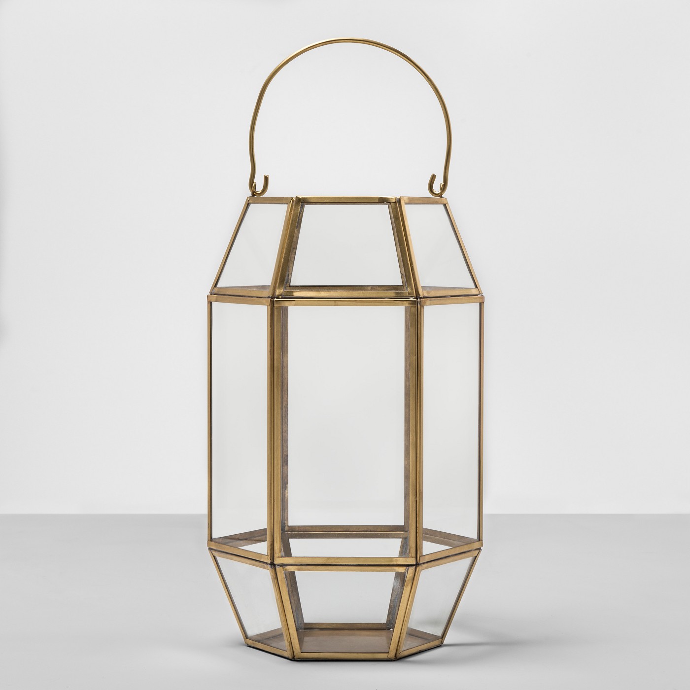 Opalhouse Outdoor Lantern Glass with Gold Frame