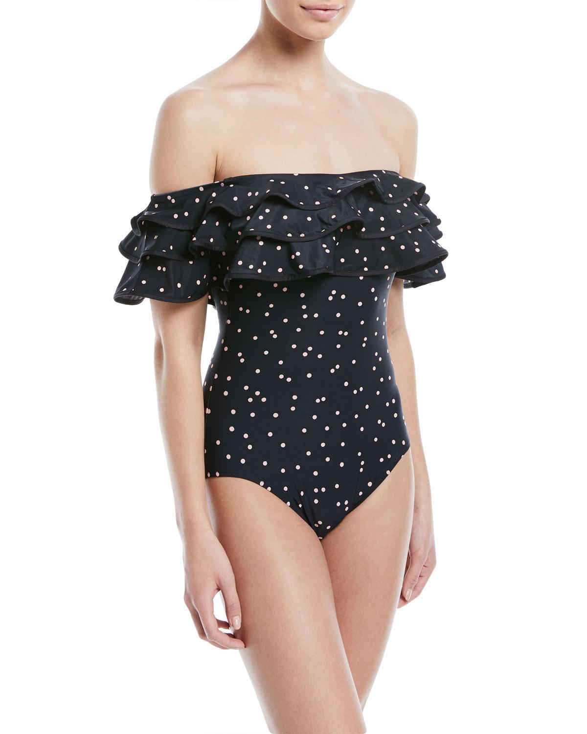 Ruffle Dot One Piece