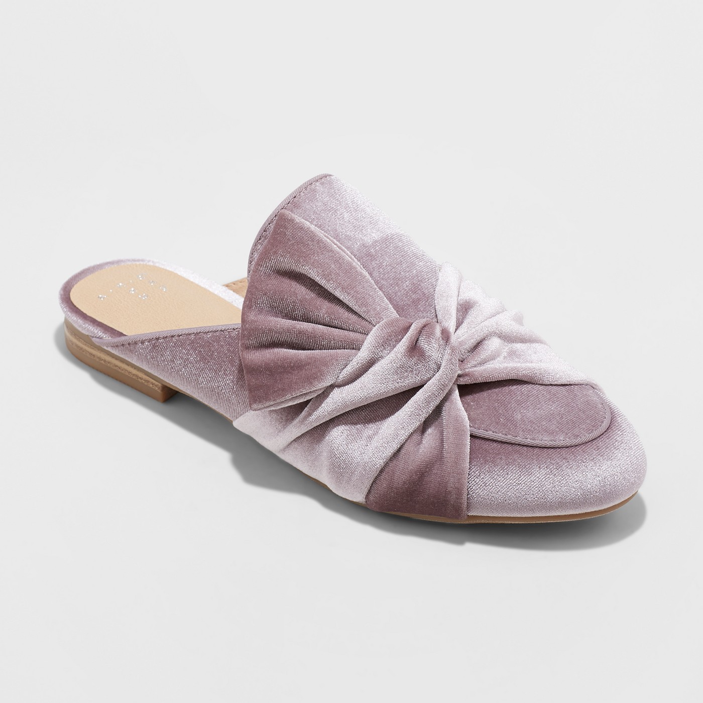 Holland Knotted Velvet Mules