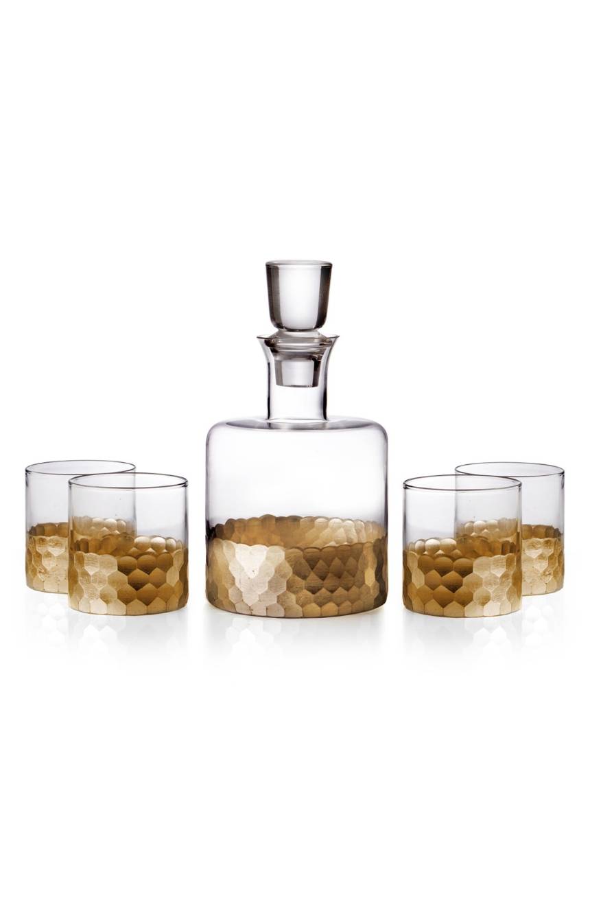 Daphne Decanter & Whiskey Glasses