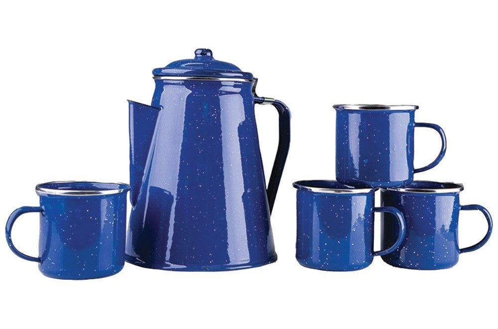 Enamel Percolator Set