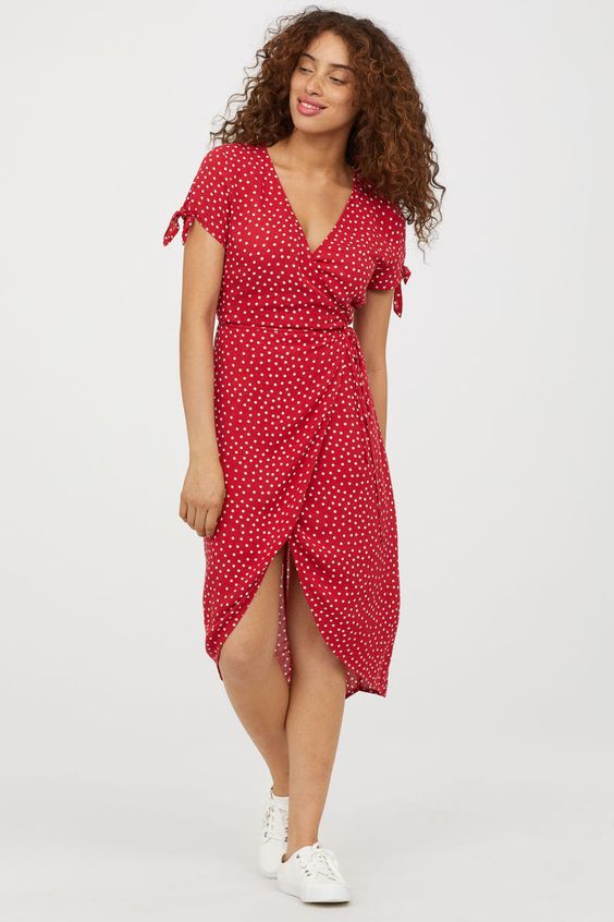 HM Red Print Dress.jpg