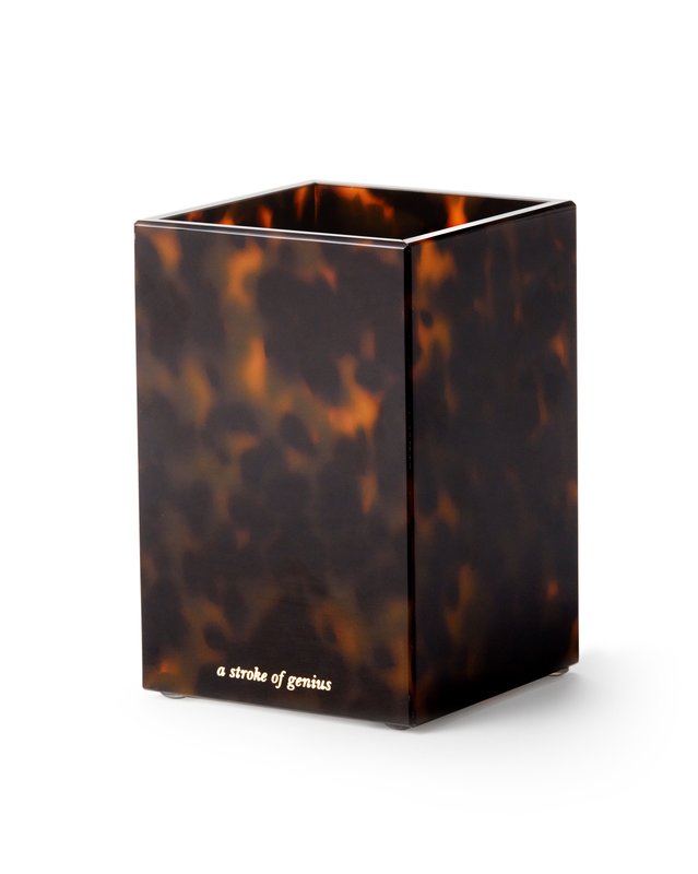 Tortoise Shell Pencil Holder