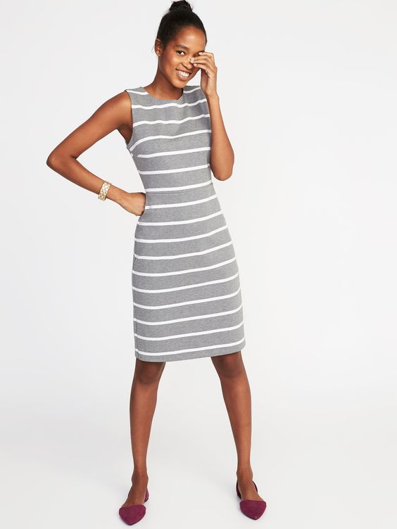Striped Shift Dress