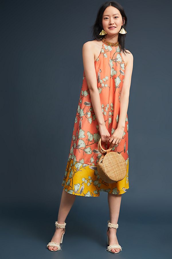Blossom Colorblock Floral Dress