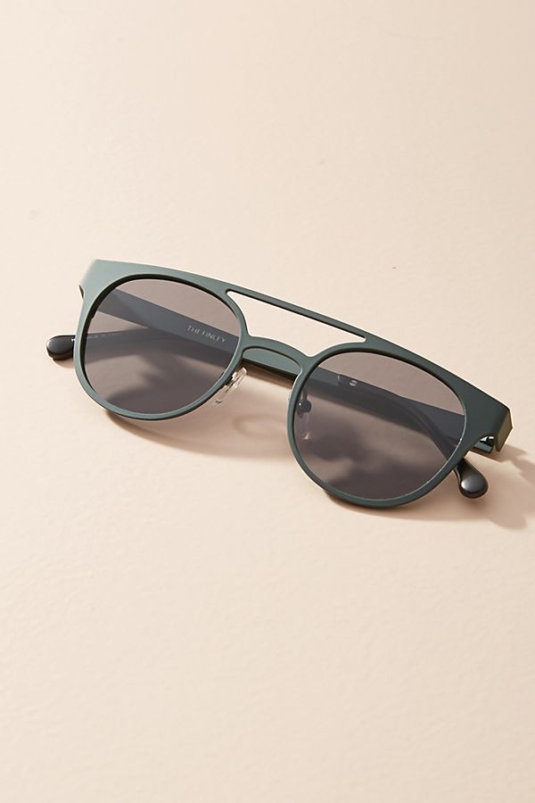 Komo Finch Brow-Bar Sunglasses