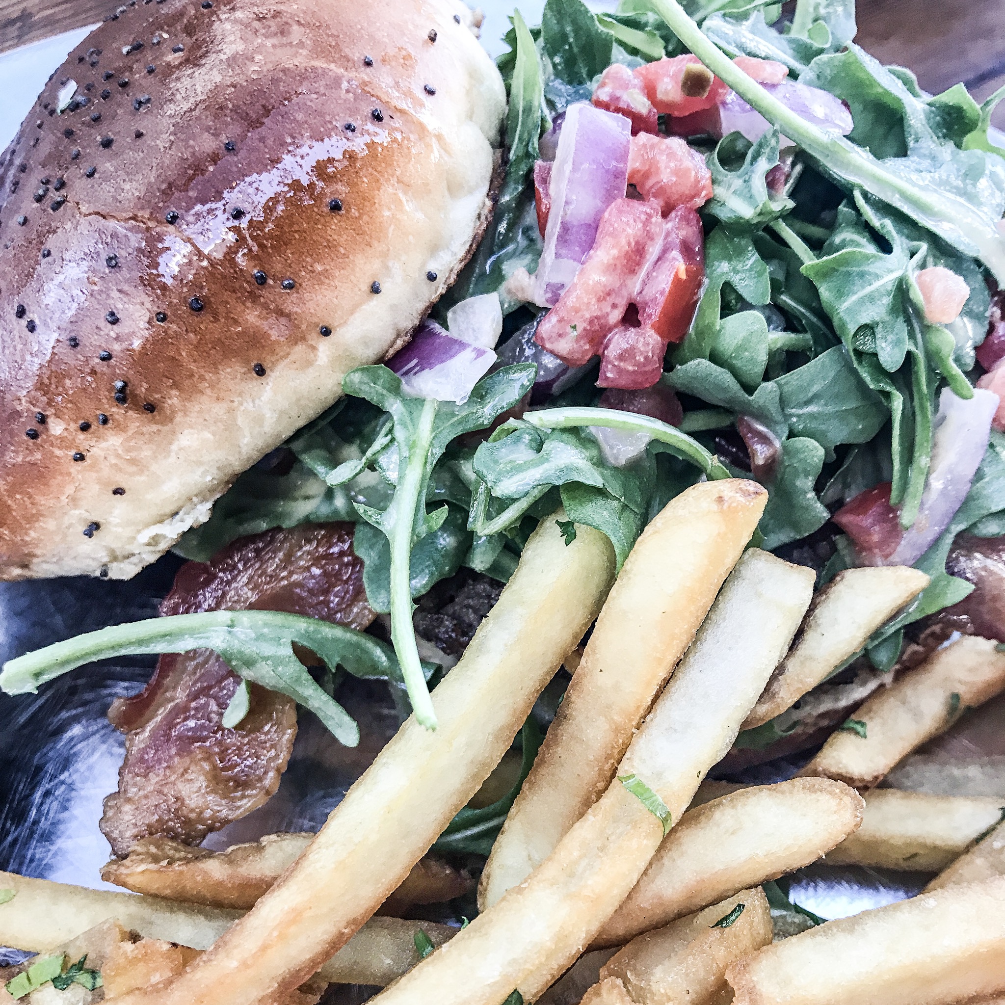 The Fresno Fig Burger at Eureka!