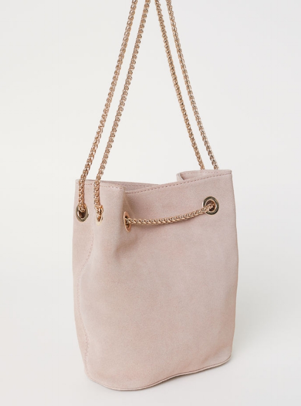 H&M - Suede Bucket Bag - $55