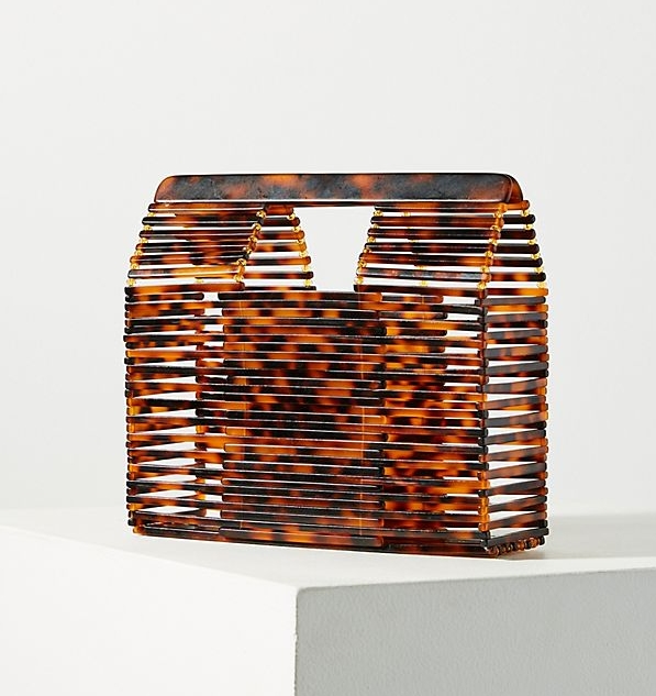 Anthropologie - Caged Lucite Basket Bag - $88