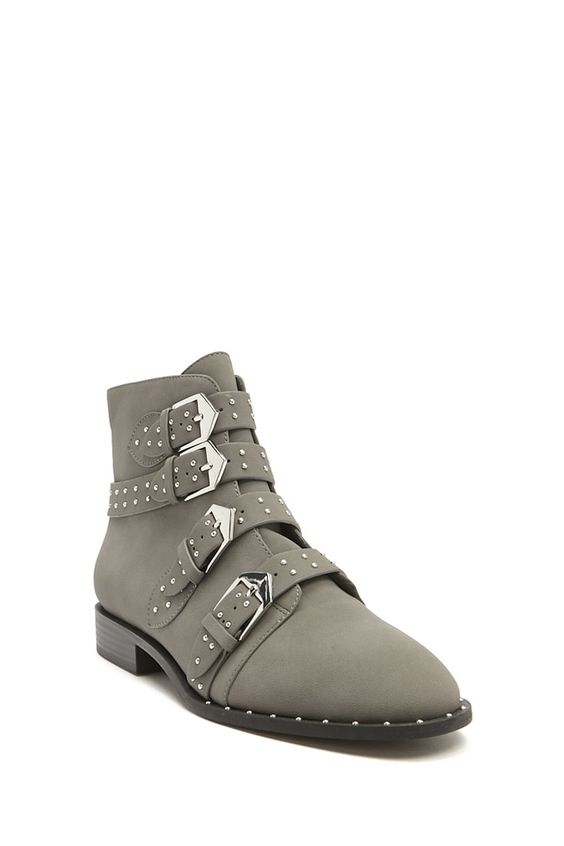 Forever 21: Studded Faux Leather Bootie - $40 
