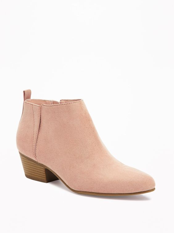 Old Navy: Sueded Ankle Boot - $38 