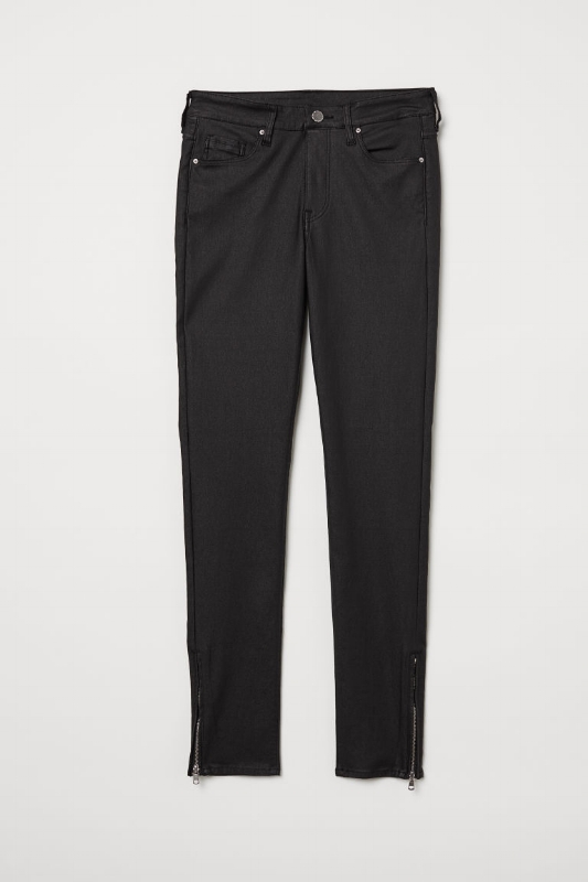 1. H&M: Skinny Coated Jeans - $30 