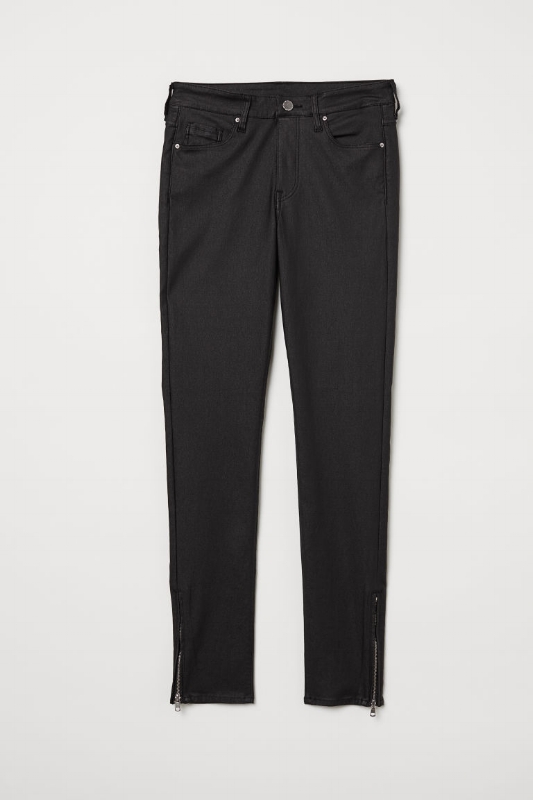 1. H&M: Skinny Coated Jeans - $30