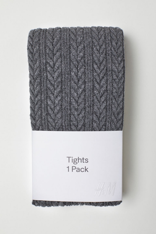 H&M: Textured Knit Tights: $15 