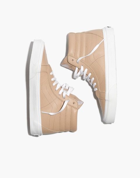 Madewell: Vans Sk8-Hi Leather Sneakers - $75