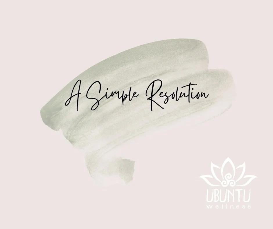 Holiday Hangover Reflection: A Simple Resolution