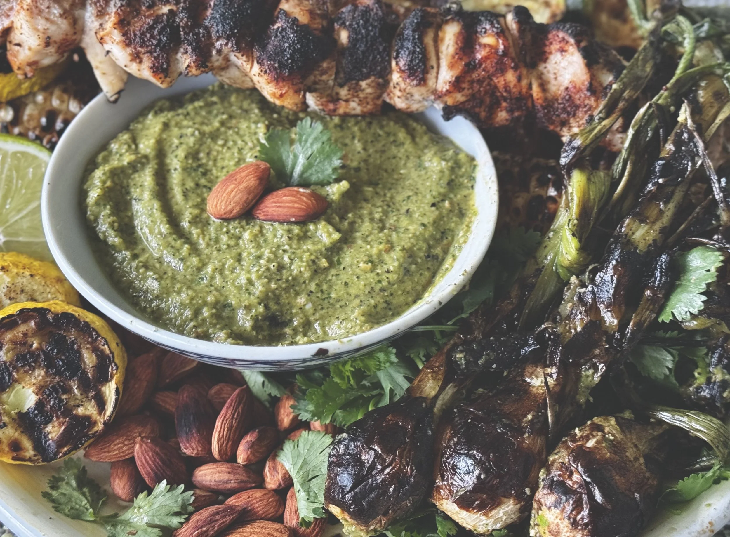 Green Romesco: Light BBQ Fare and a Primer for Cross Cuisine Substitution