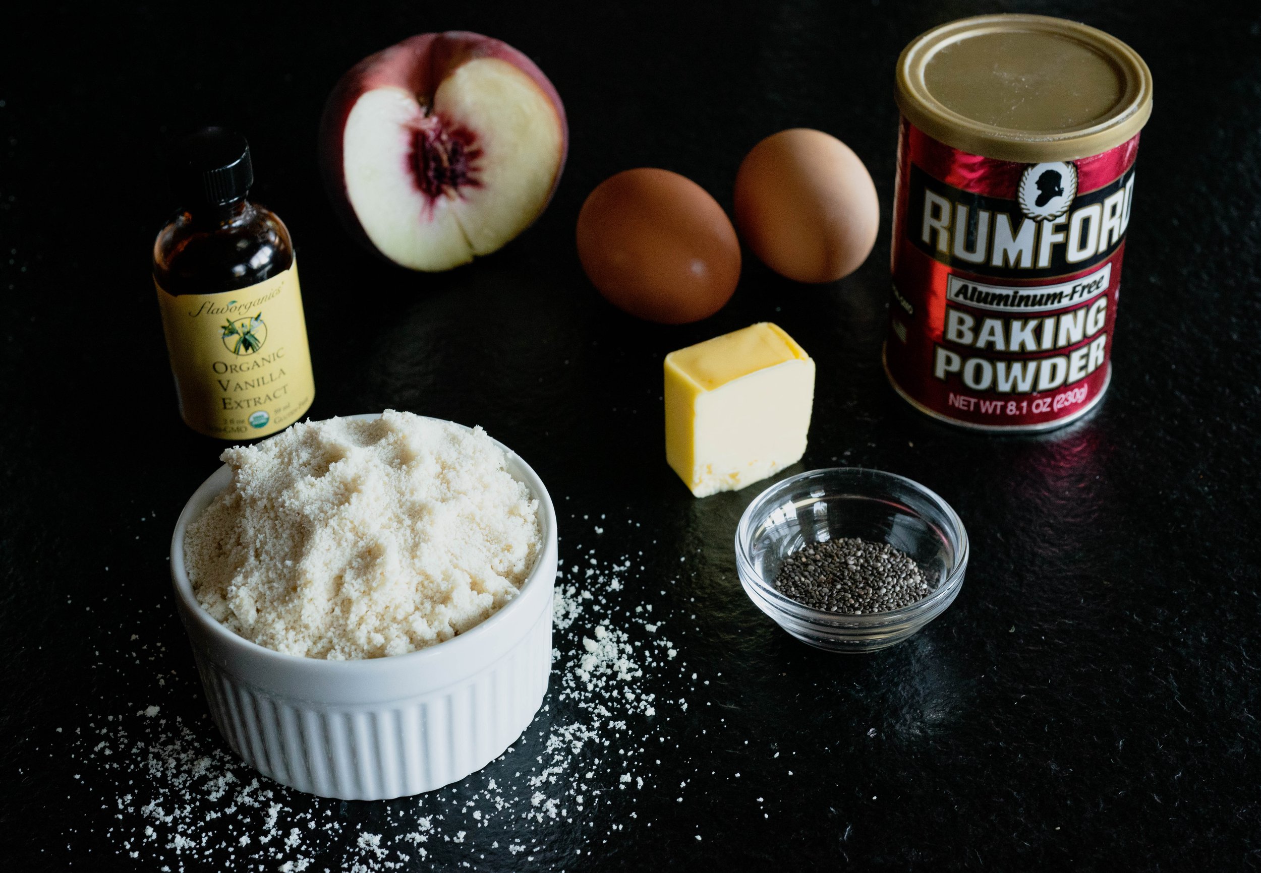  A handful of simple ingredients yields a delicious and healthy muffin 