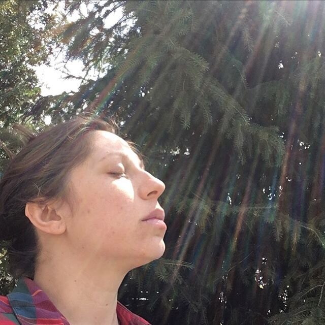 This is me. .

Drinking in the sunlight, hair pulled back from working in the garden, week whoevenknows of a global pandemic, 31 weeks pregnant with my first child, uncertain what work or motherhood or any of this will look like in the future. .

I h