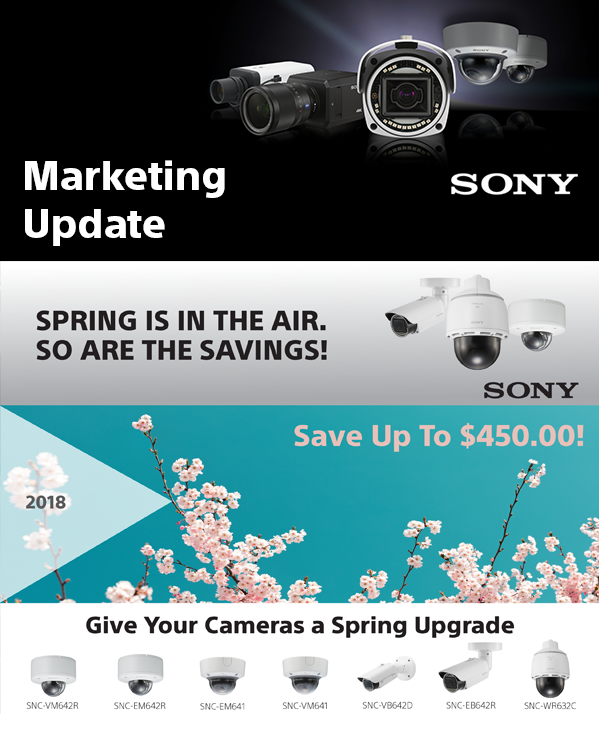 Sony Security Spring Promotions