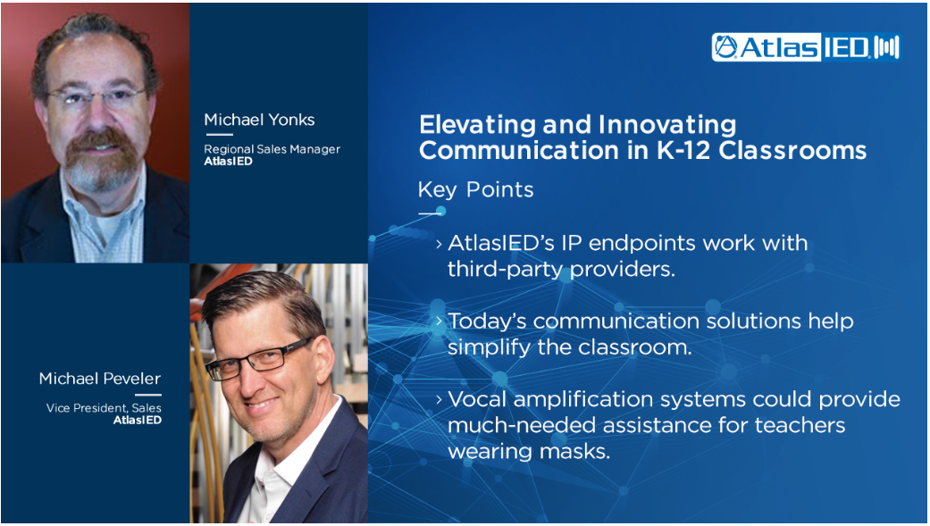 AtlasIED: Sounds Like Success - Elevating and Innovating Communication in K-12 Classrooms