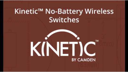 Kinetic by Camden - No Battery Wireless Switches