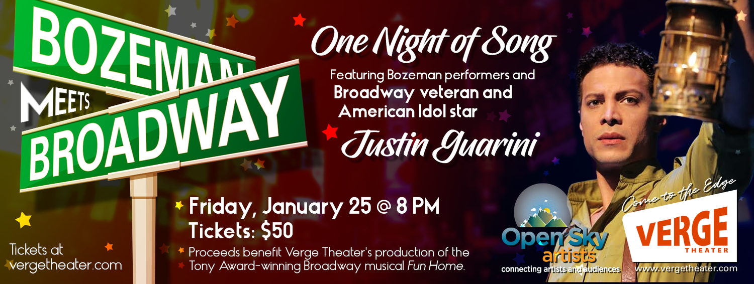 Bozeman Meets Broadway: One Night of Song with Justin Guarini