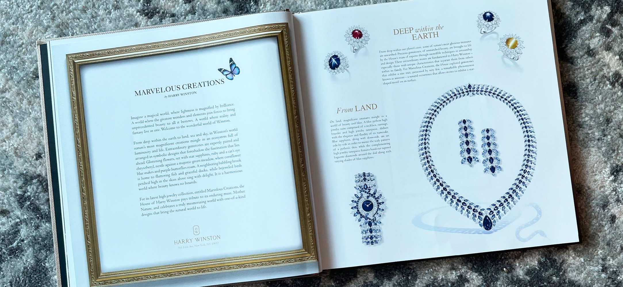 Advertorial Layout for Harry Winston