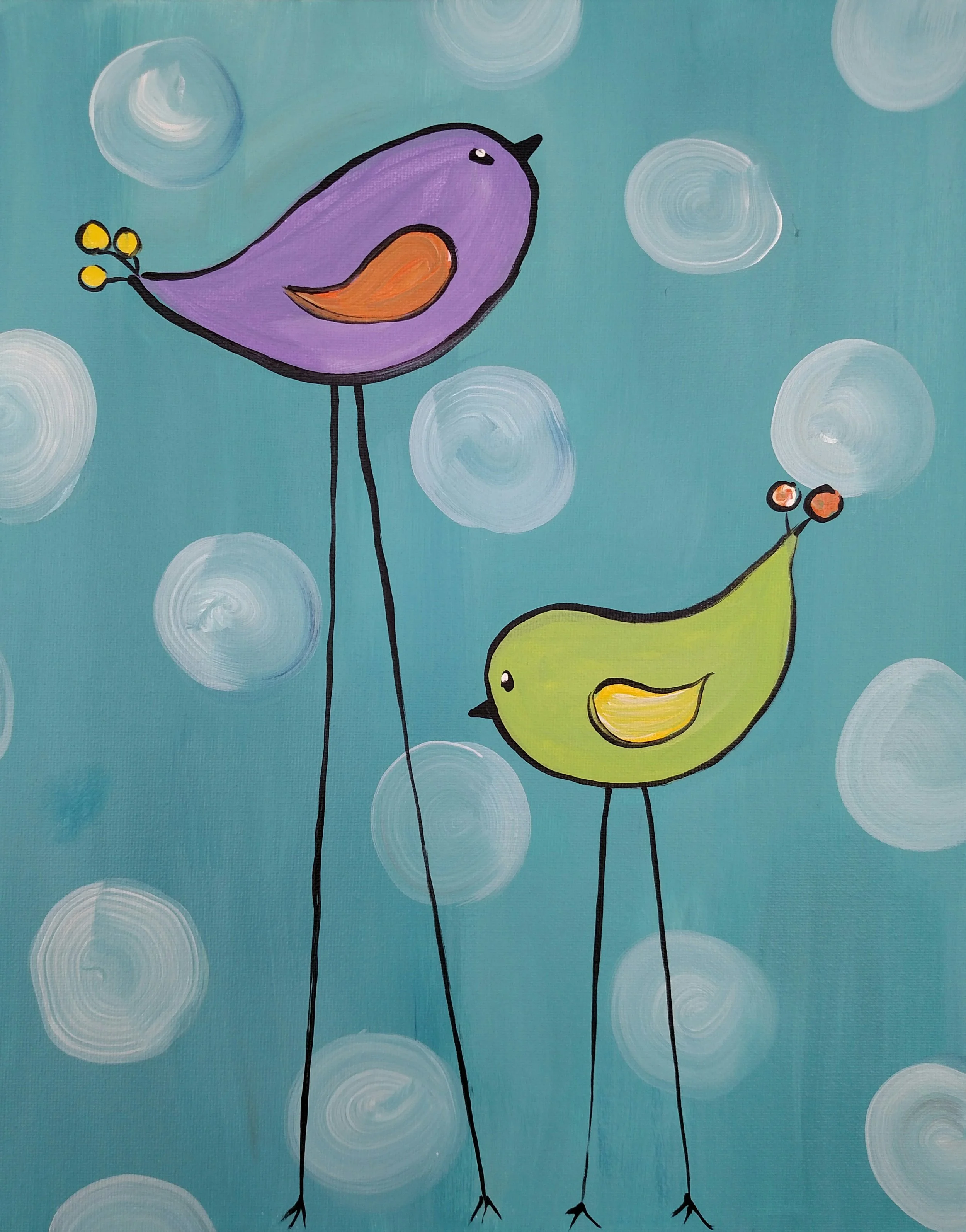 "Two Birds" Kid's Painting Class, St Robert Art In The Park