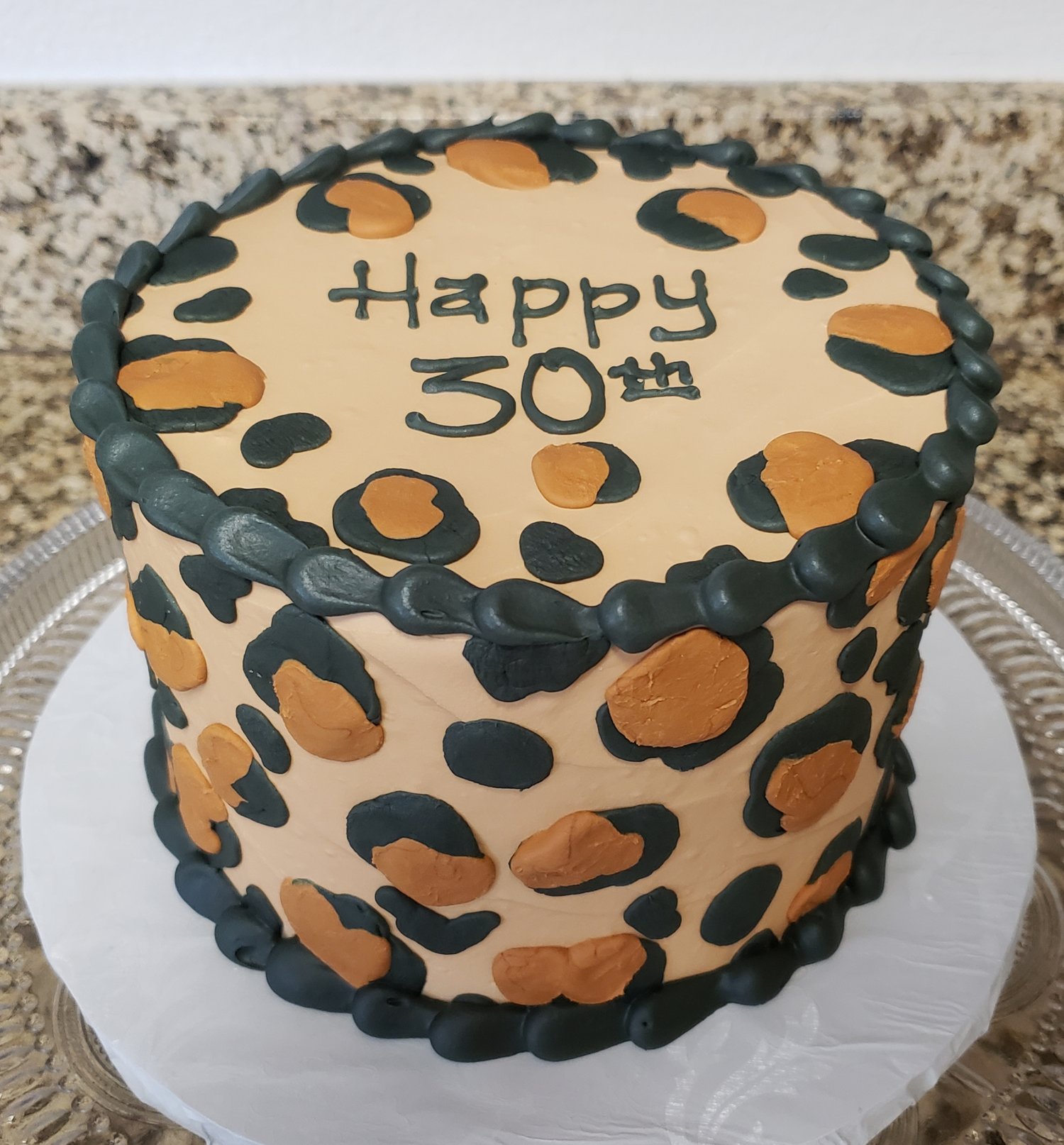 Cake Decorating Class - Focus: Cheetah Print — Blu Moon Art Studio