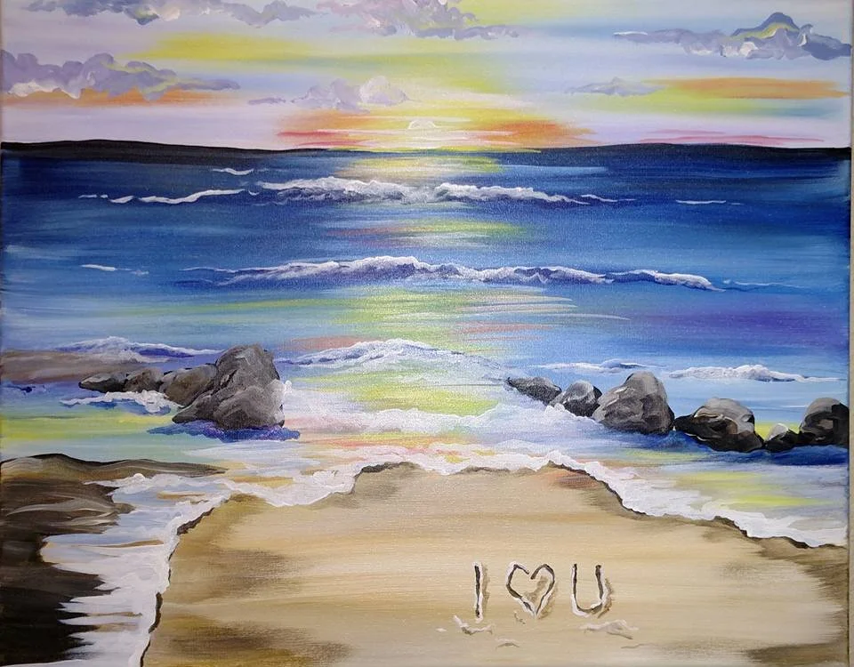 "Notes in the Sand" Recorded Painting Class 