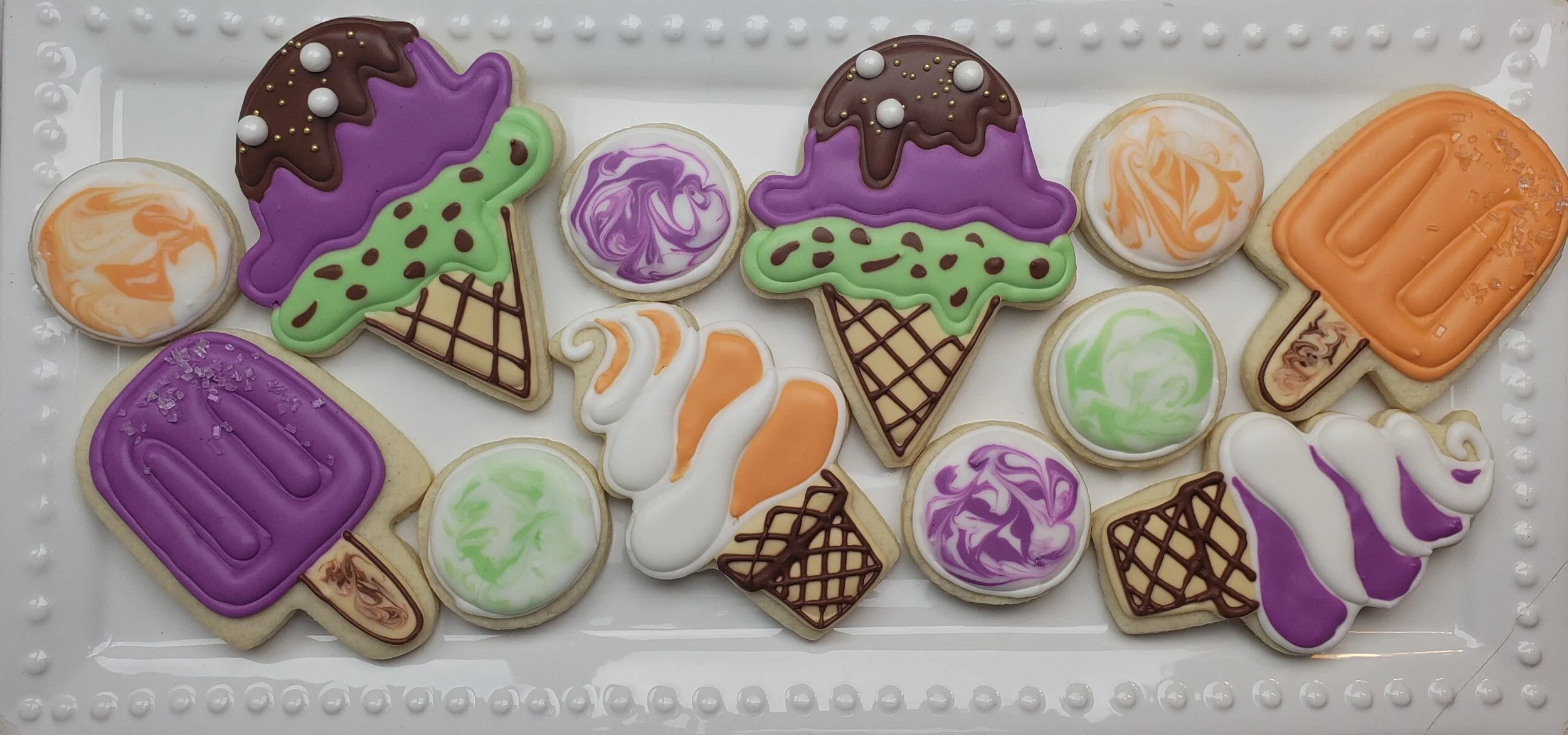 Virtual Cookie Decorating Class - Ice Cream Set