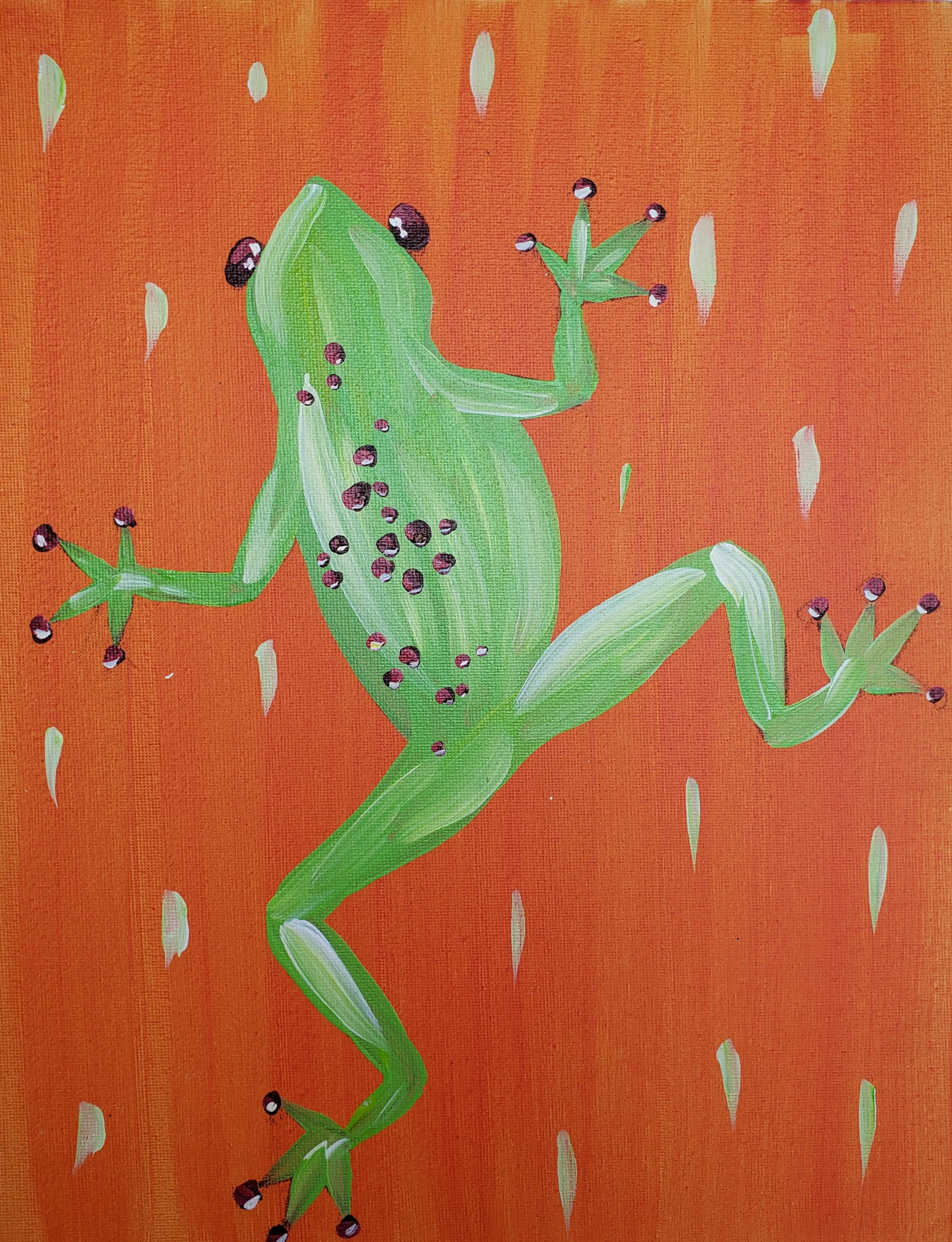 Virtual Painting Class - Kids - Frog