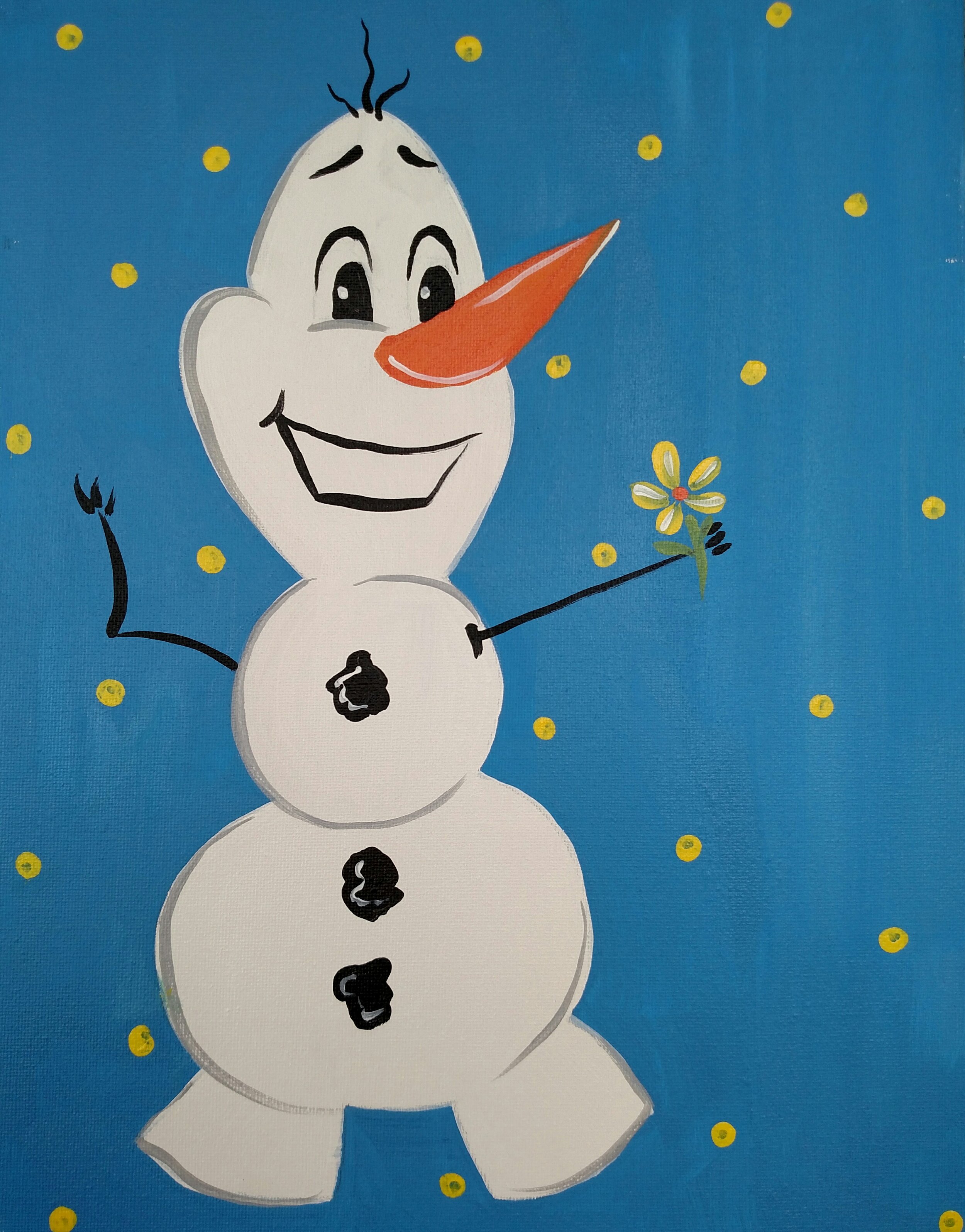 Virtual Painting Class - Kids - Olaf